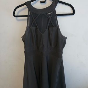 Black formal cocktail homecoming dress